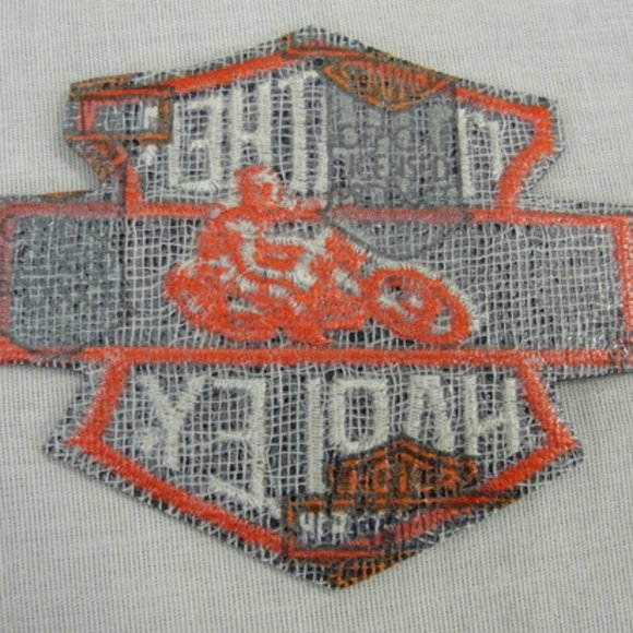 VTG AUTH HARLEY DAVIDSON I'D RATHER HARLEY PATCH - Picture 2 of 4